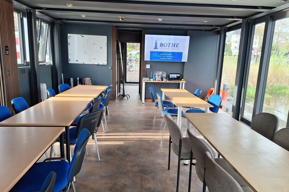 Schulungsraum Innenansicht, Foto: Bootsschule Bothe